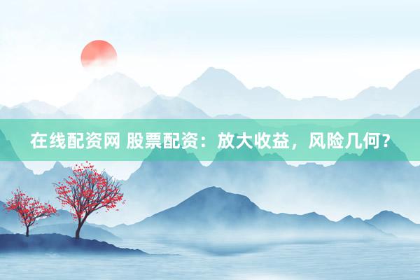 在线配资网 股票配资：放大收益，风险几何？